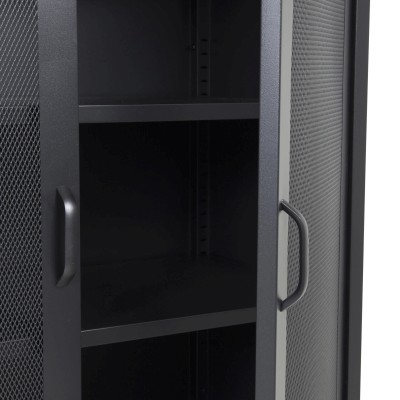 Misha lågt skåp svart metall#4