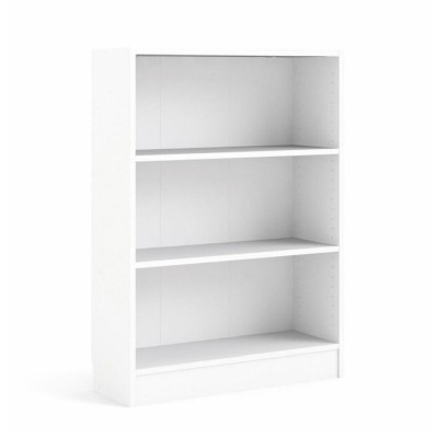 Basic hylla 80 cm låg vit 71776