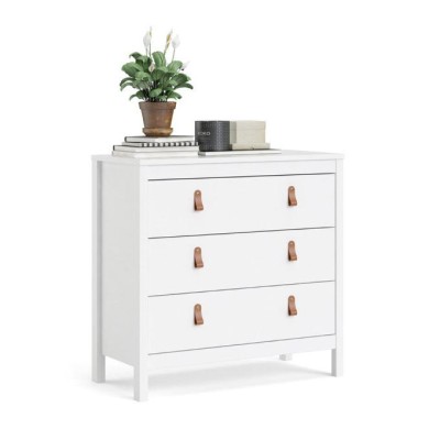 Madrid byrå 3 lådor vit#2
