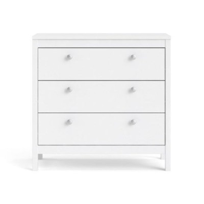 Madrid byrå 3 lådor vit#3