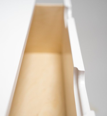 Aoko byrå 4 lådor vitlack#2