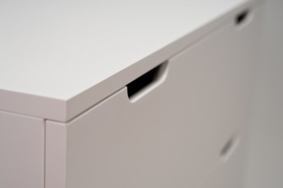 Aoko byrå 4 lådor vitlack#3