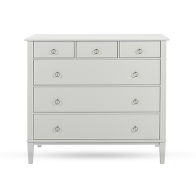 Stockholm 2.0 byrå penselmålad vit