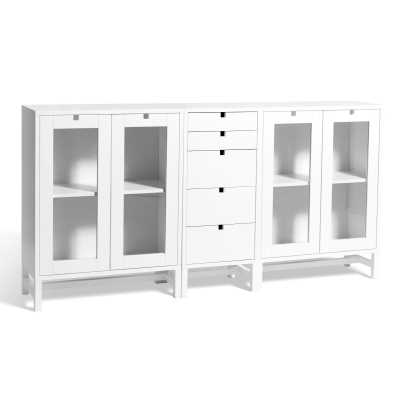 Falsterbo byrå liten 5 lådor vitlack#2