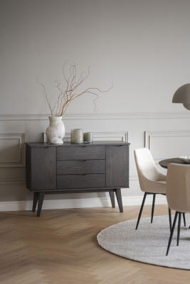 Filippa sideboard 122 mörkbrun ek#2