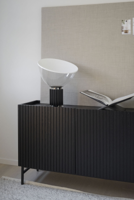 Halifax sideboard 160 svart ek/svart metall#3