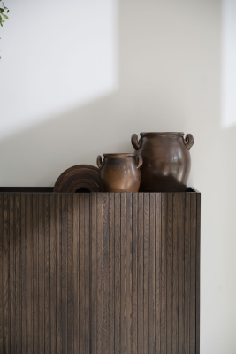 Halifax skåp 100 brun ek/svart metall#3