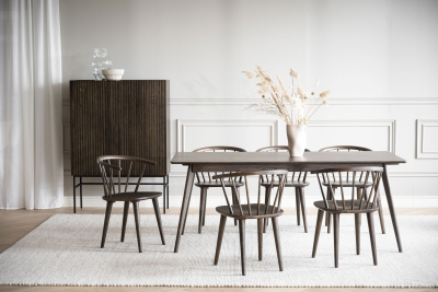 Halifax skåp 100 brun ek/svart metall#5