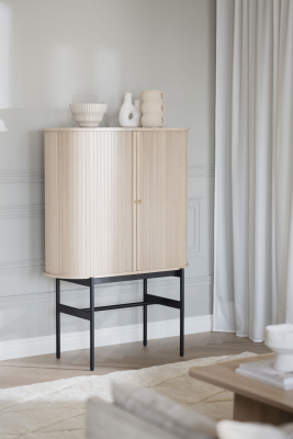 Haddington skåp 102 vitpigmenterad ek/svart#6