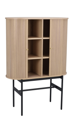 Haddington skåp 102 vitpigmenterad ek/svart#8