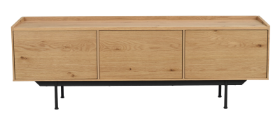 Brewerton TV-bänk 160 ek/svart metall