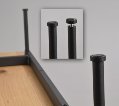 Brewerton TV-bänk 160 ek/svart metall#7