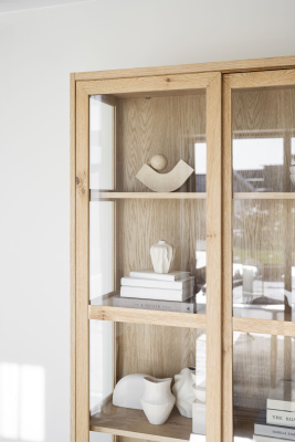 Hazelton vitrinskåp 2D 2L ek#3