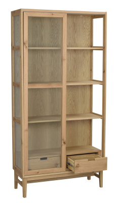 Hazelton vitrinskåp 2D 2L ek#9