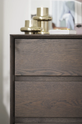 Mackay byrå hög 4L brun ek#5