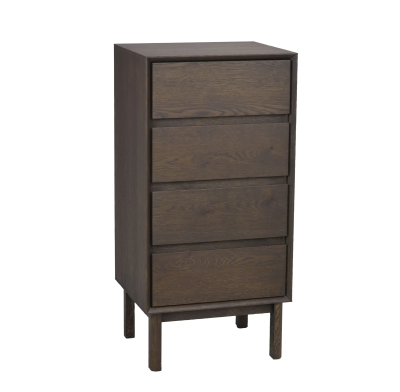 Mackay byrå hög 4L brun ek#8