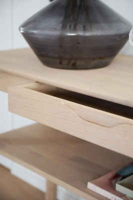 Markham avlastningsbord låda 140 vitpigmenterad ek#3