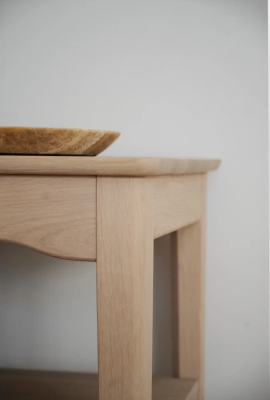 Markham avlastningsbord låda 140 vitpigmenterad ek#5