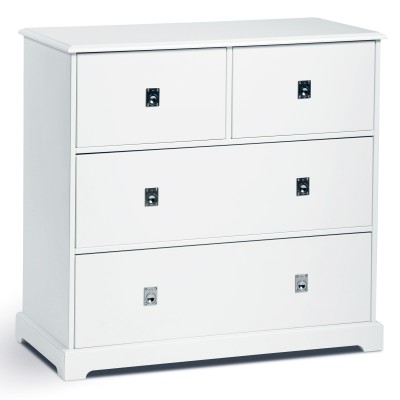 Smögen byrå 4 lådor vitlack