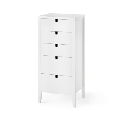 Klinte byrå 5 lådor vitlack