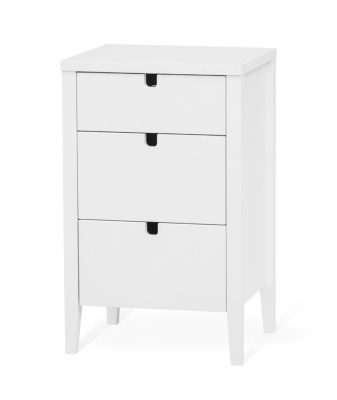 Klinte byrå 3 lådor vitlack