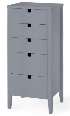 Klinte byrå 5 lådor grålack