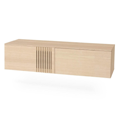 Joel mediabänk 120 cm vitoljad ek#2