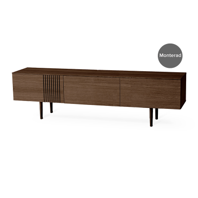 Joel mediabänk 180 cm rökoljad ek