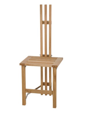 Nadja väggstol oljad ek/slipat stål