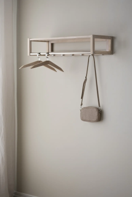 Confetti hatthylla 80 vitpigmenterad ek#3