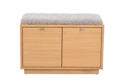 Confetti bänk 2L oljad ek/fårpälsimitation