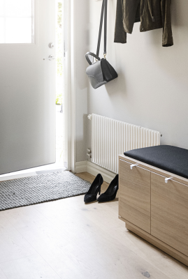 Confetti bänk 3L oljad ek/svart tyg#2