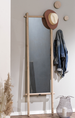 Milford väggknopp Ø12 cm vitpigmenterad ek#2