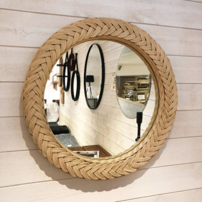 Spegel rotting D55 cm natur