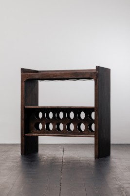 Seattle sidetable bar mörkbrun#3