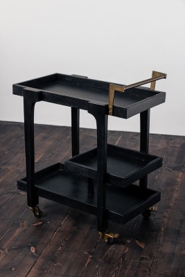 Boston drinkvagn svart