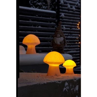 Svamp lampa H30,8 cm batteri, timer 6 timmar#2