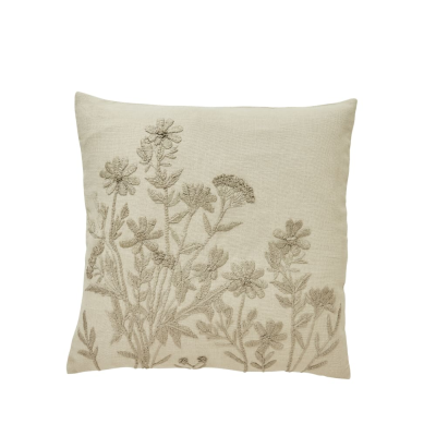 Ruth dekorkudde 50x50 cm broderad linne