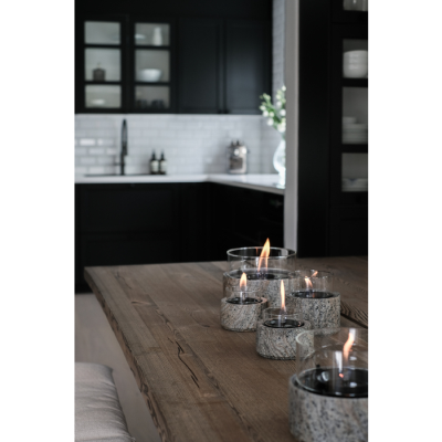 Café bordlykta 18 grå - TenderFlame#3