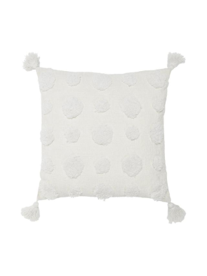 Pom kuddfodral offwhite 45x45 cm
