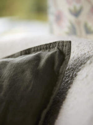 Julie kuddfodral mossgrön 45x45 cm#2