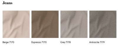 Skogslind Ställbar 7z 120x200 cm Jeans inkl. ben#3