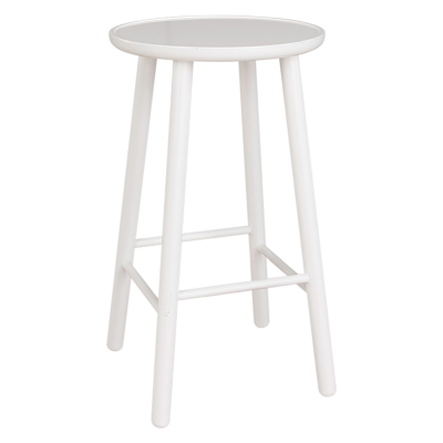 ZigZag barpall 63 cm vit