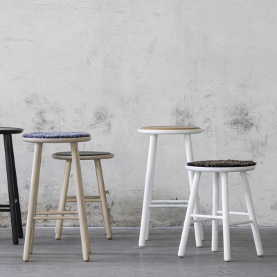 ZigZag barpall 63 cm vit#3