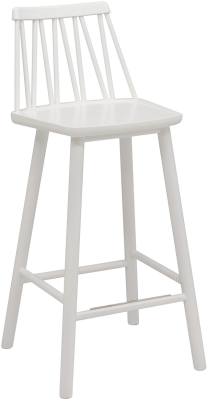 ZigZag barstol 63 cm vit
