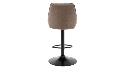 Parade barstol med gaslyft Belfast brun/svart metall#3