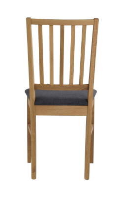 Filippa stol ek/grått tyg#6