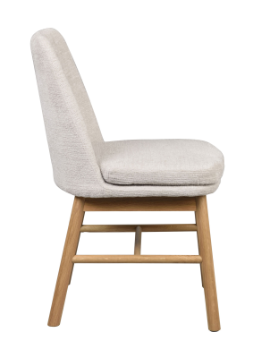 Amesbury stol ljusbeige tyg/ekben#5