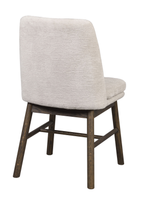 Amesbury stol ljusbeige tyg/bruna ekben#9