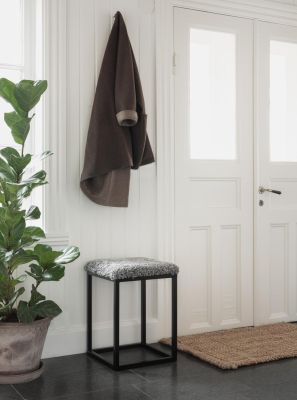 Palle 35 Curly fårskinn charcoal silvergrå/svart#2